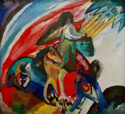 Improvvisazione 12 (Il cavaliere) da Wassily Kandinsky